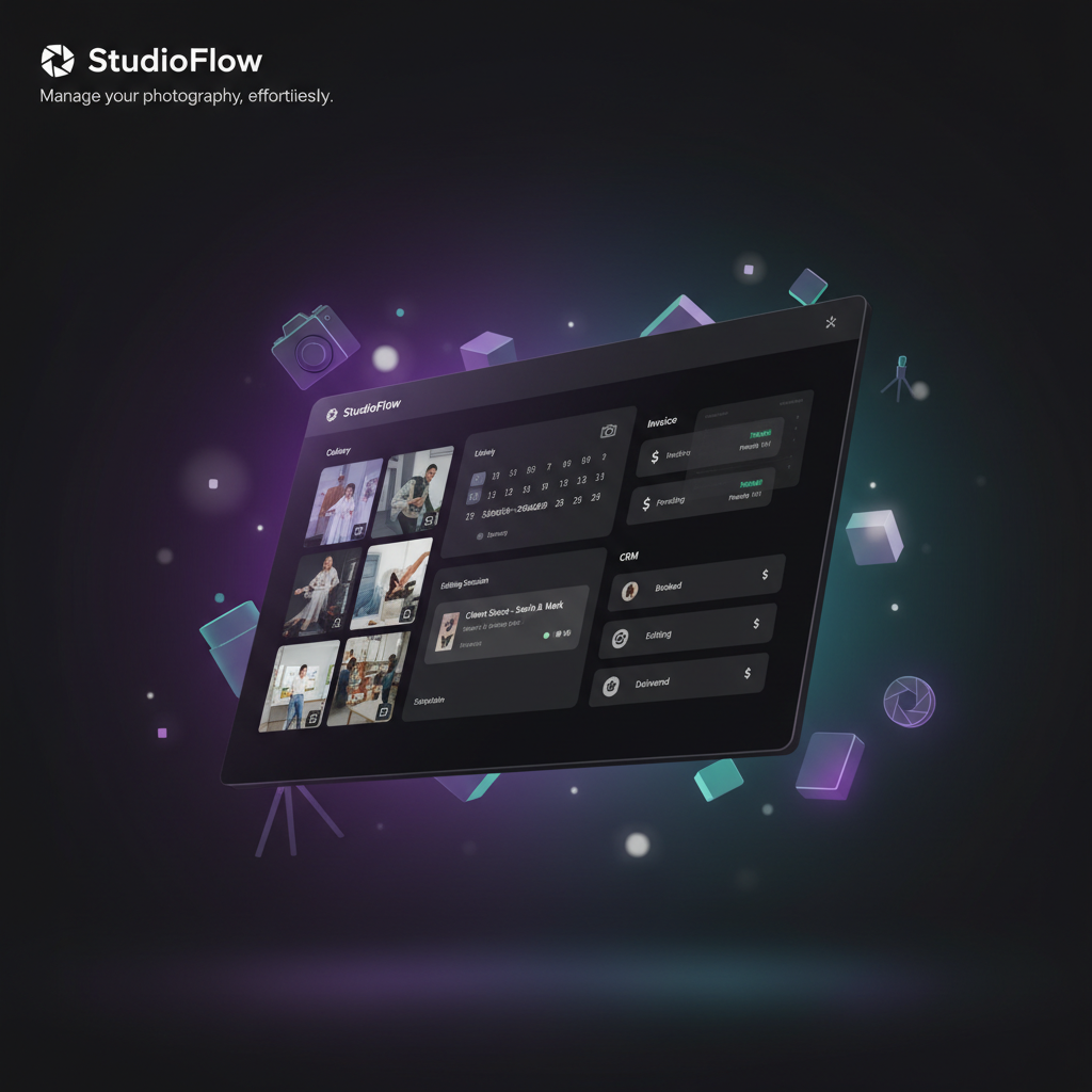 StudioFlow Dashboard Mockup