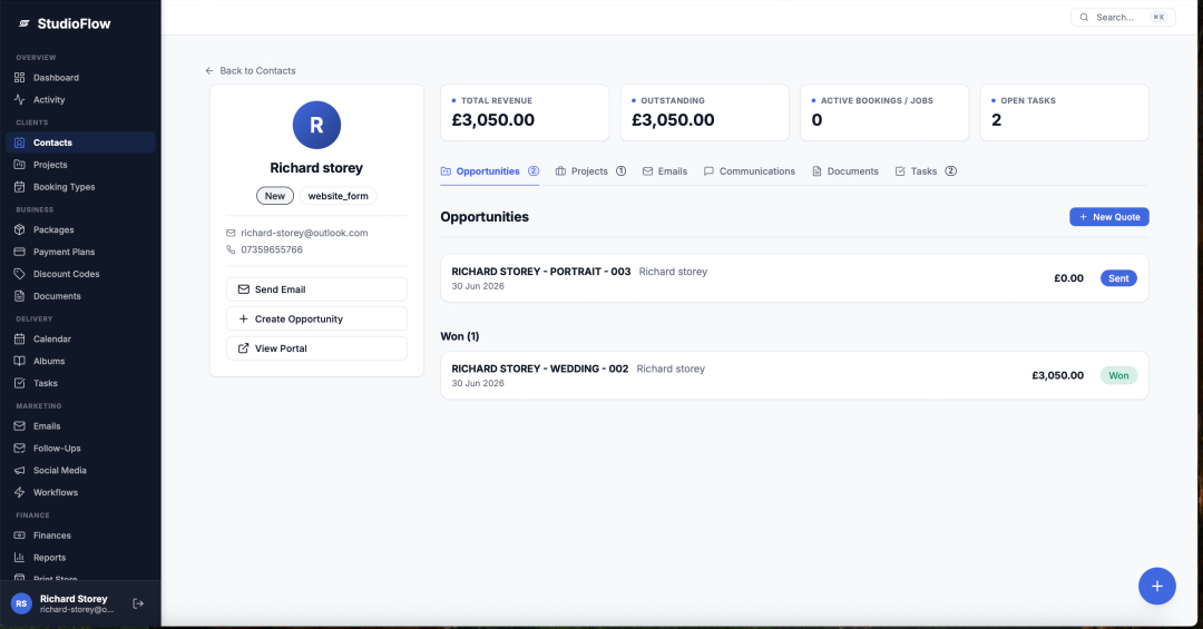 CRM & Contact Management