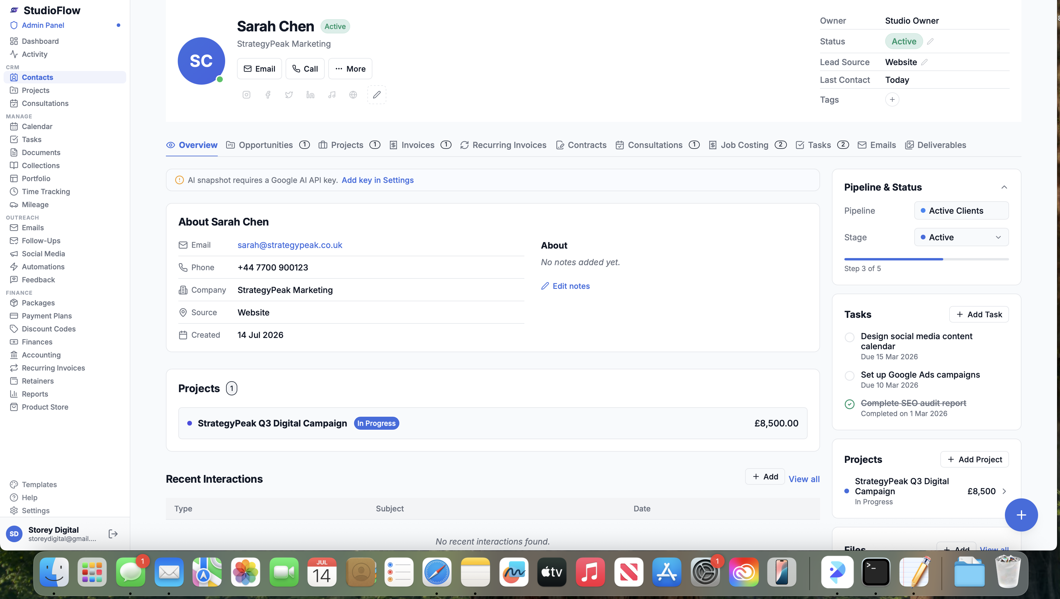 CRM & Contacts